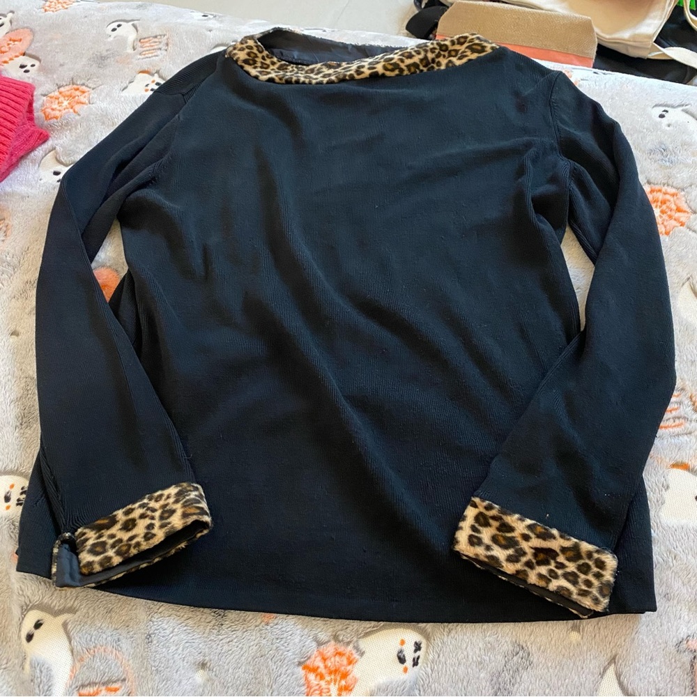 Vintage Leopard Blouse